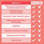 Kiss My Keto 純 C8 MCT 油｜玻璃瓶裝：圖片 5