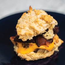 gluten free biscuit keto sandwich